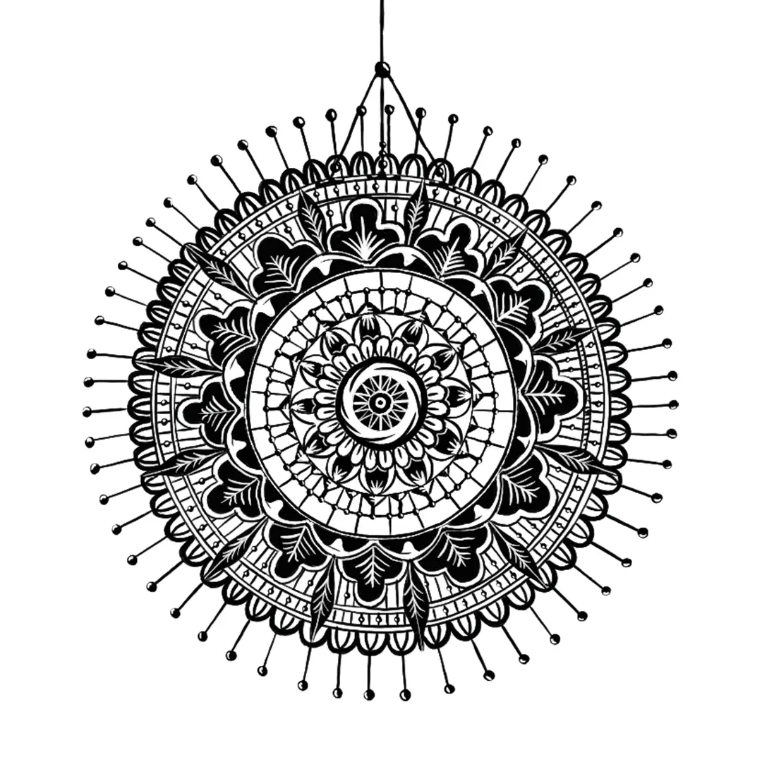 Illustration Inktober Ornament